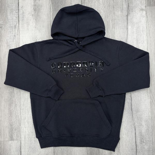 Black Silicone Envy Hoodie; $49.99