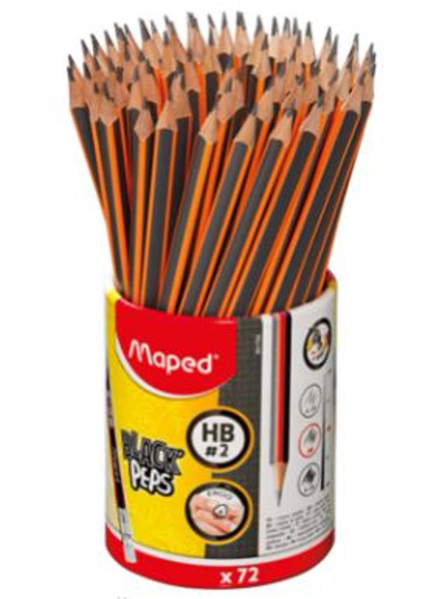 image of: Black Peps No 2 Triangular Pencil