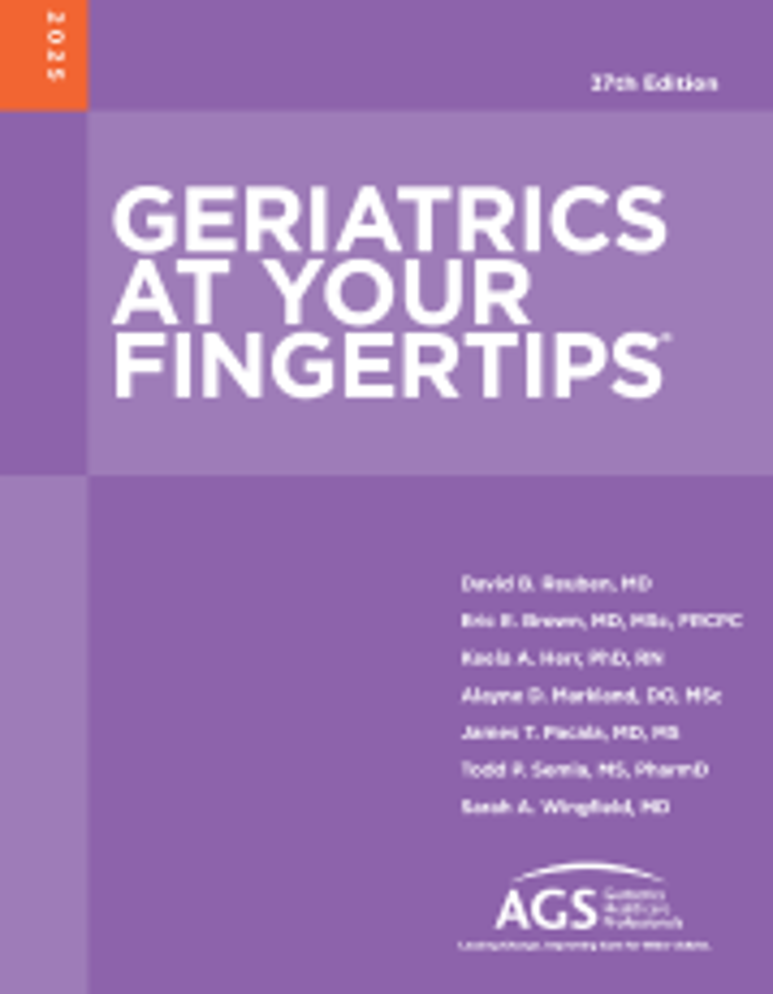 Cover image for Geriatrics at your Fingertips 2025