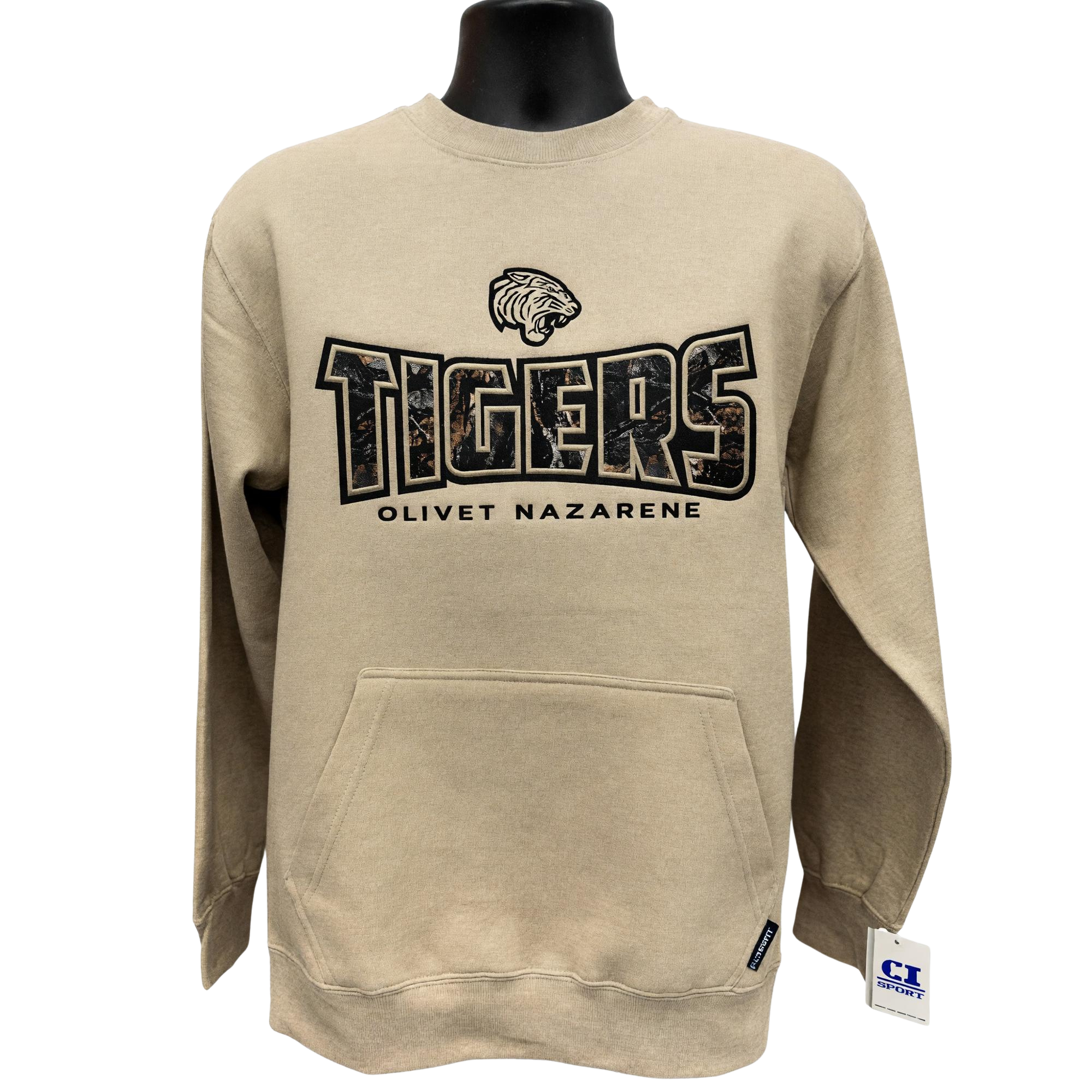 Product image 1 of 1 for Olivet Camo Pocket Crewneck