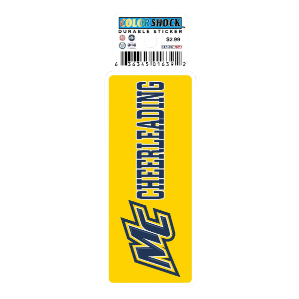 MC Cheerleading Textured Stickers; $2.99