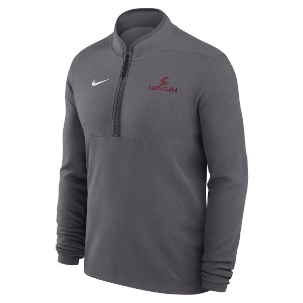 Santa Clara Broncos Nike Dri-FIT Victory 1/4 Zip, Dark Gray; $99.98