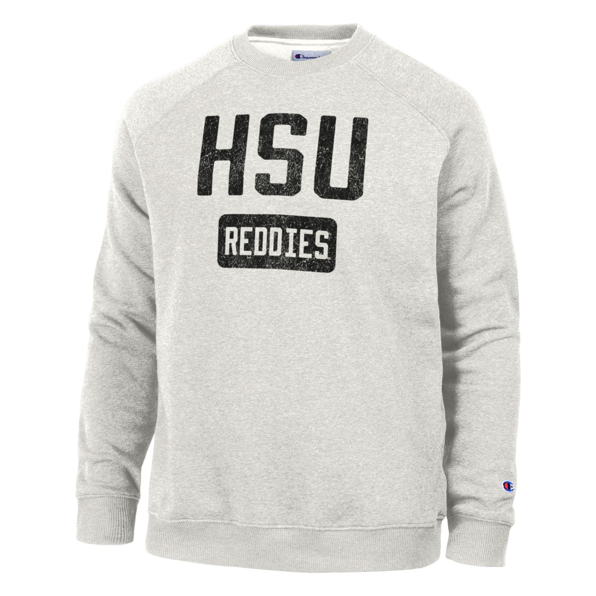 image of: HSU Reddies Champion Triumph Fleece Raglan Crew