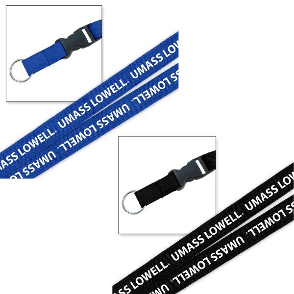 Platinum Woven Lanyard w/ Buckle; $12.99