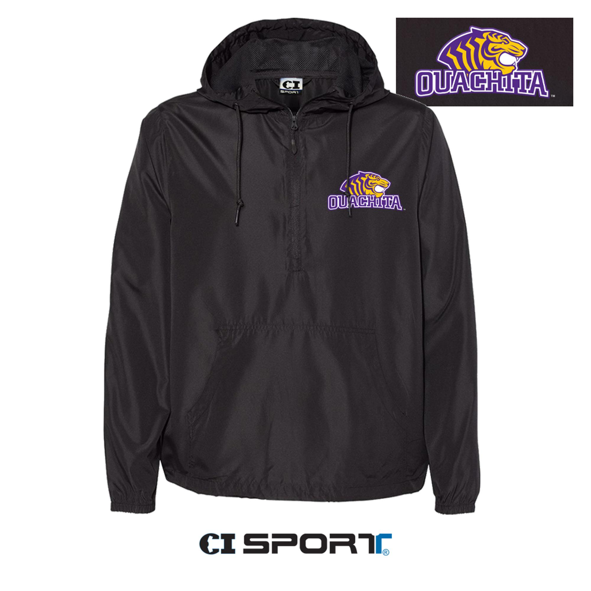 image of: Ouachita Light Weight Pullover Windbreaker Anorak Jacket