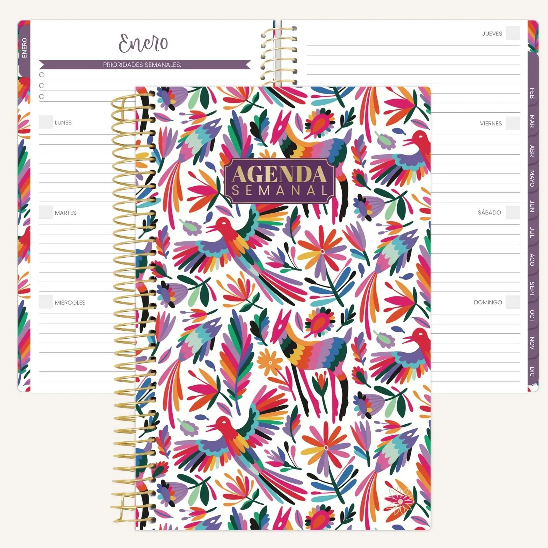 Product image 1 of 1 for PLANNER Bloom Spanish 5.5x8.25 Otomi Embroidery