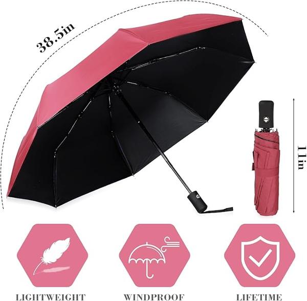 Travel Compact Collapsible Umbrella; $14.99