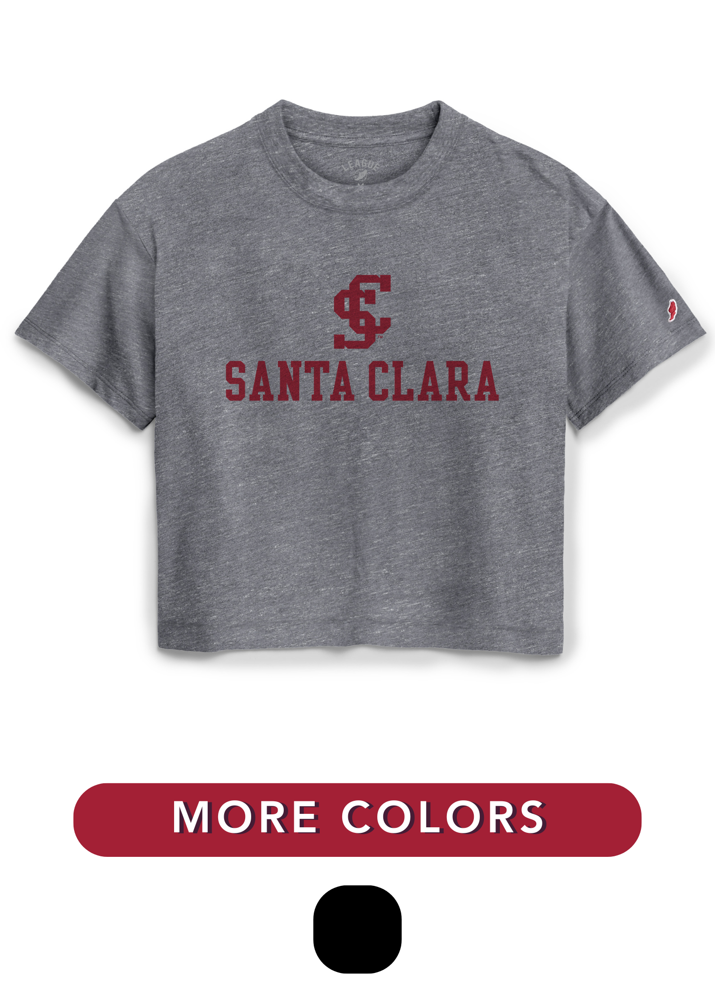 image of: Santa Clara Broncos Women's Intramural Cropped Short Sleeve Tee