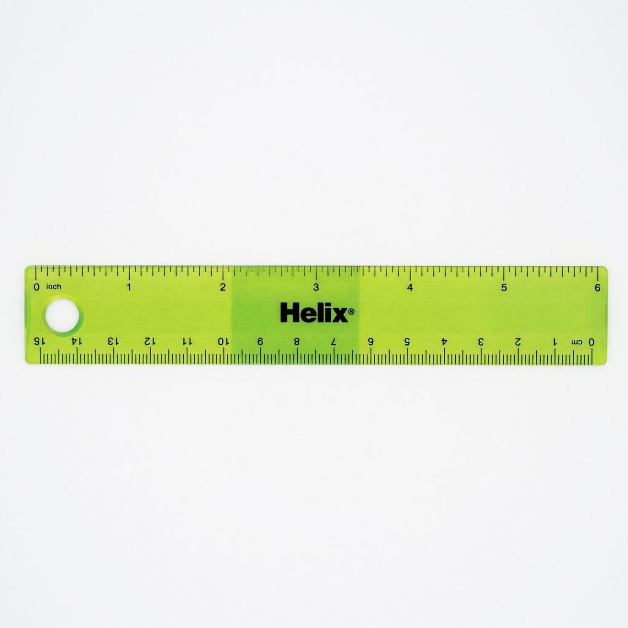 Product image 1 of 1 for Ruler 6" Ring Binder Tint Helix
