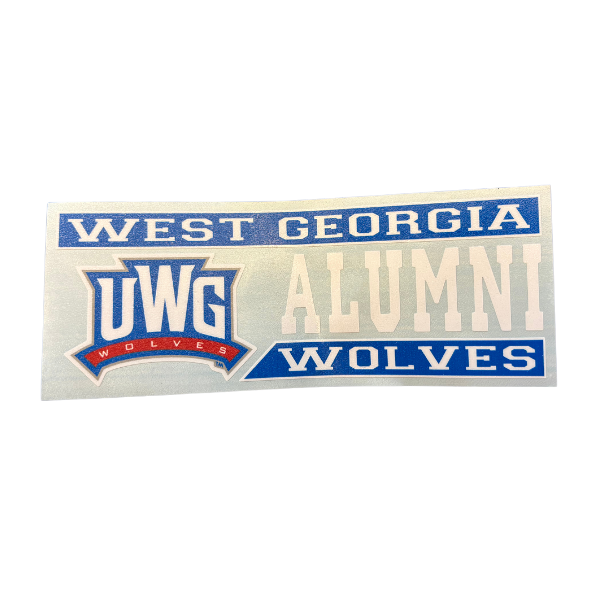 ATHLETICS LOGO WEST GA ALUMNI DECAL; $6.99