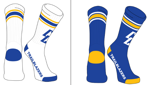 Throwback Home & Away Socks 2 Pk; $21.99