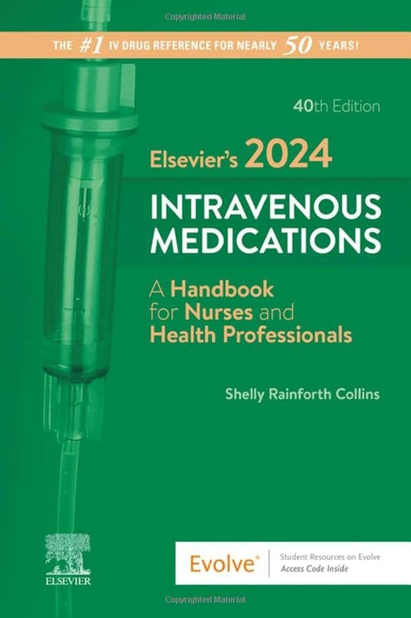 Cover image for ELSEVIER'S 2024 INTRAVENOUS...-W/ACCESS
