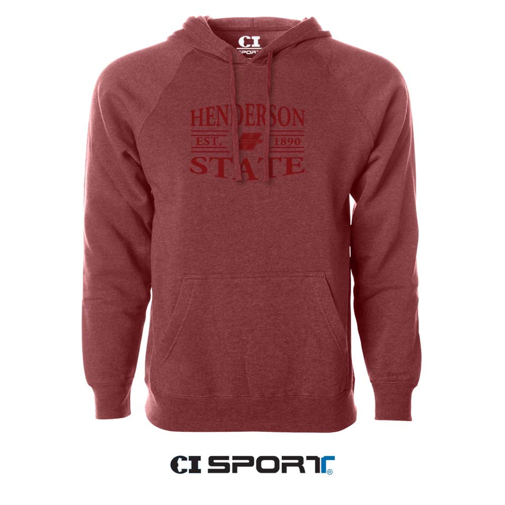 image of: Henderson State Hagrid Blended Raglan Hoodie