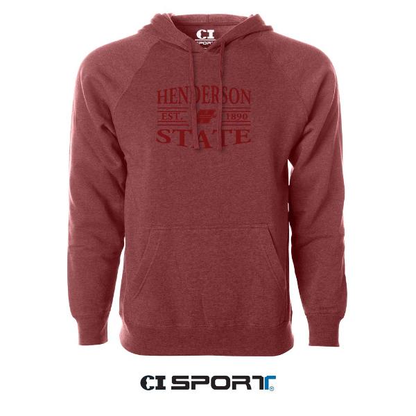 Henderson State Hagrid Blended Raglan Hoodie; $53.99