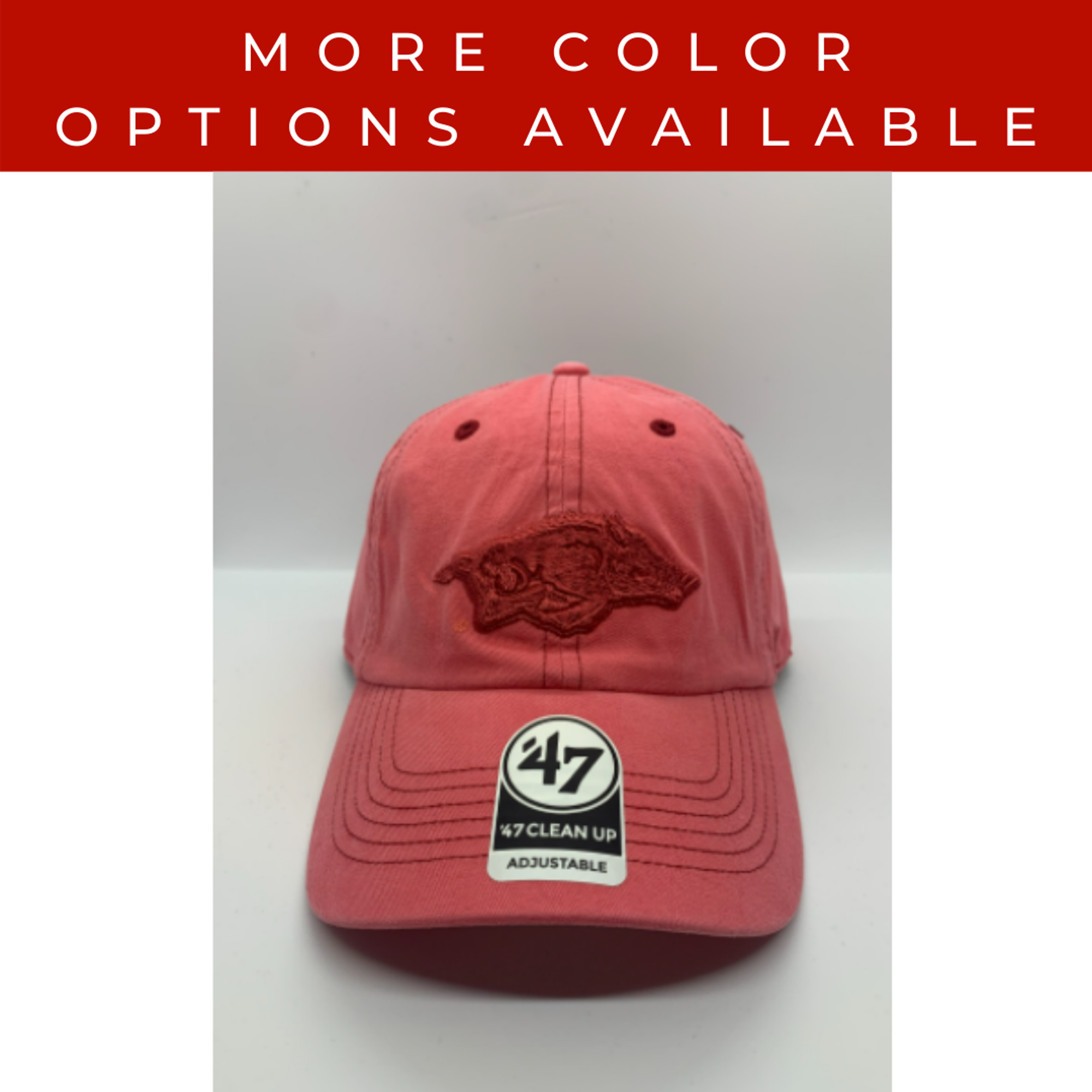 image of: MD25 Arkansas Razorbacks '47 Boathouse Clean Up Hat