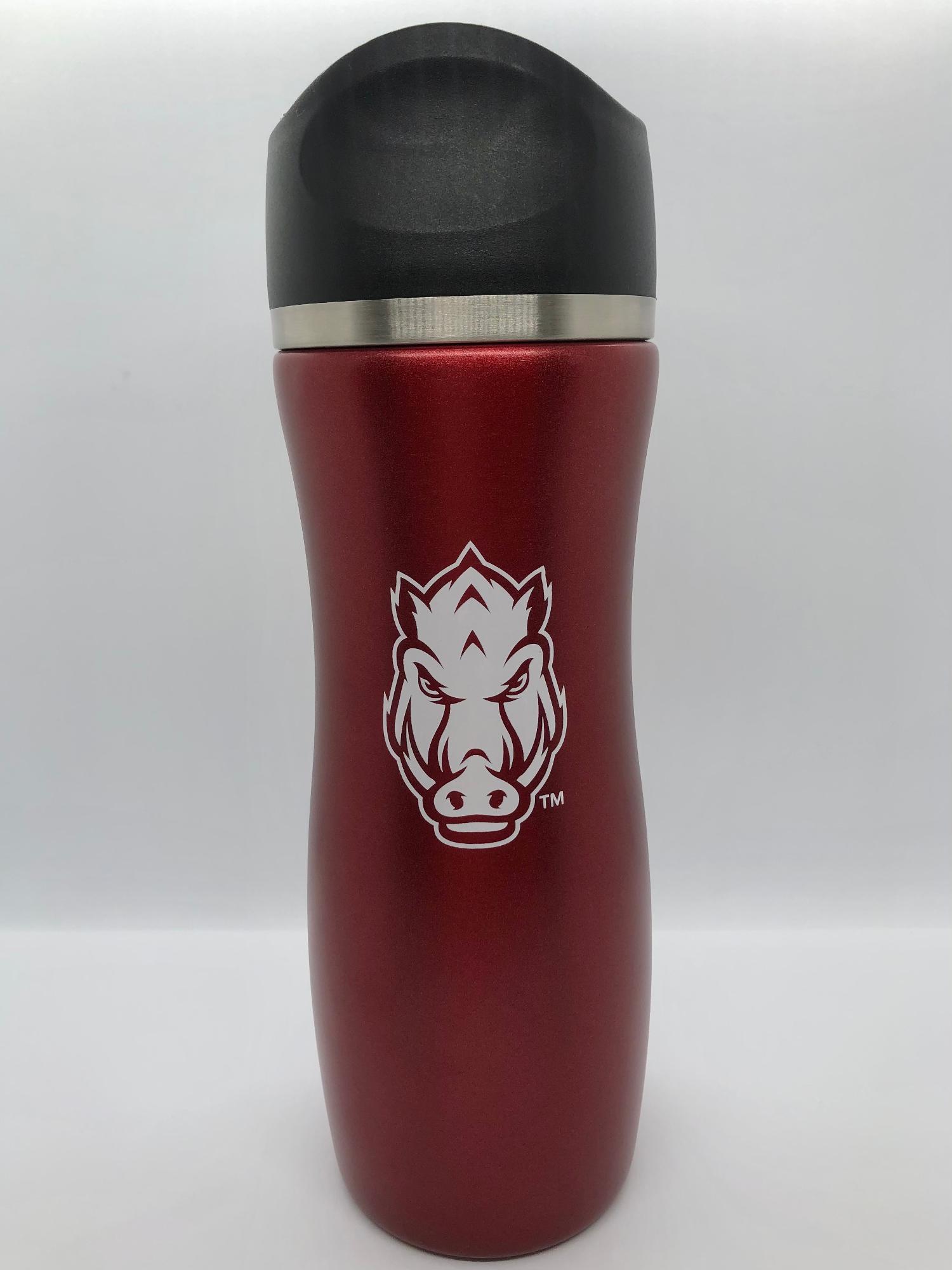 image of: Arkansas Razorbacks Bottle- Matte Red