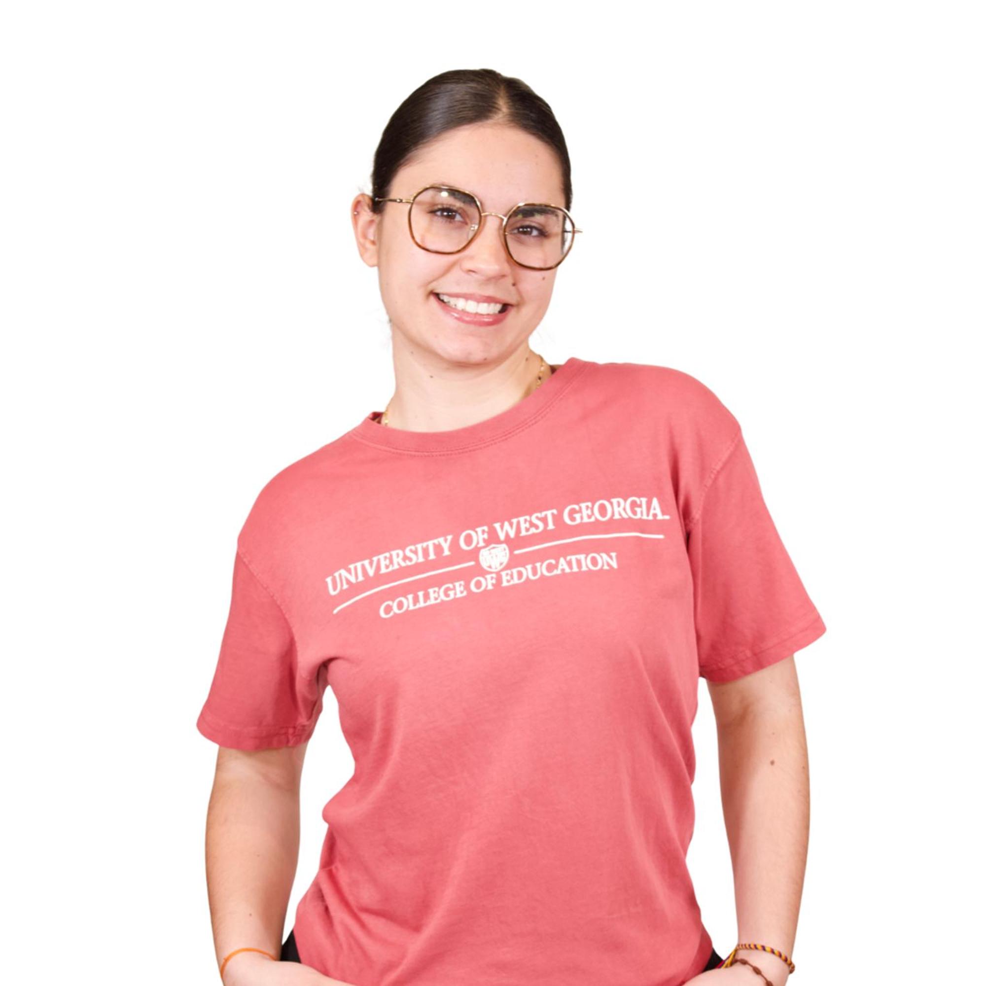 Product image 1 of 6 for COLLEGE OF EDUCATION SHIELD LOGO COASTAL COLOR TEE