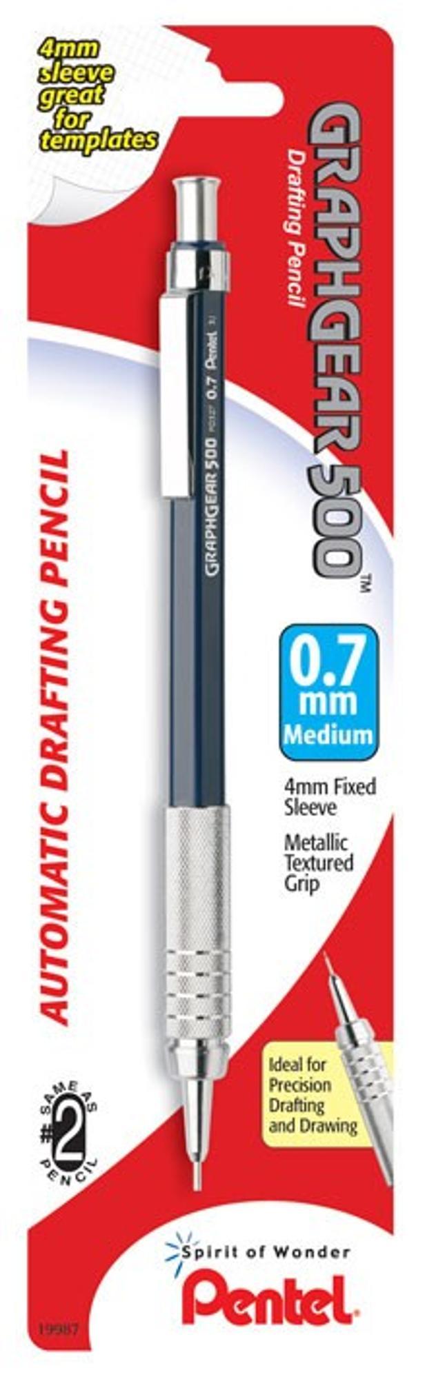 image of: PENCIL GRAPHGEAR 500 .7mm BLUE