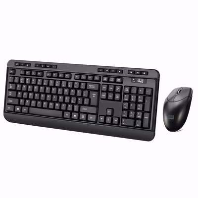 image of: Adesso Antimicrobial Keyboard Mouse Combo