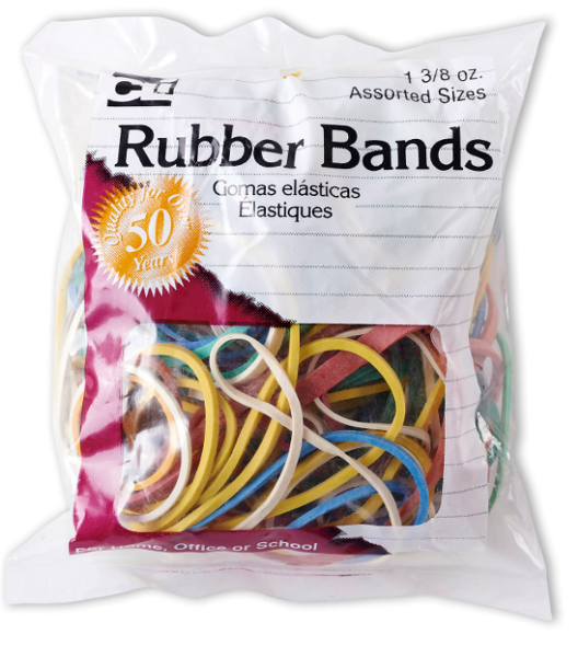 Charles Leonard Rubber Bands, Assorted Sizes; $2.98