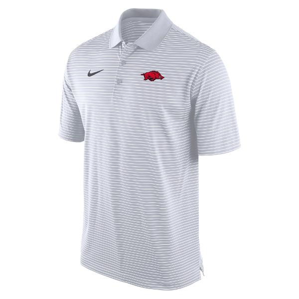 Arkansas Razorbacks Nike Dri-Fit Tour Stripe Polo; $95.00