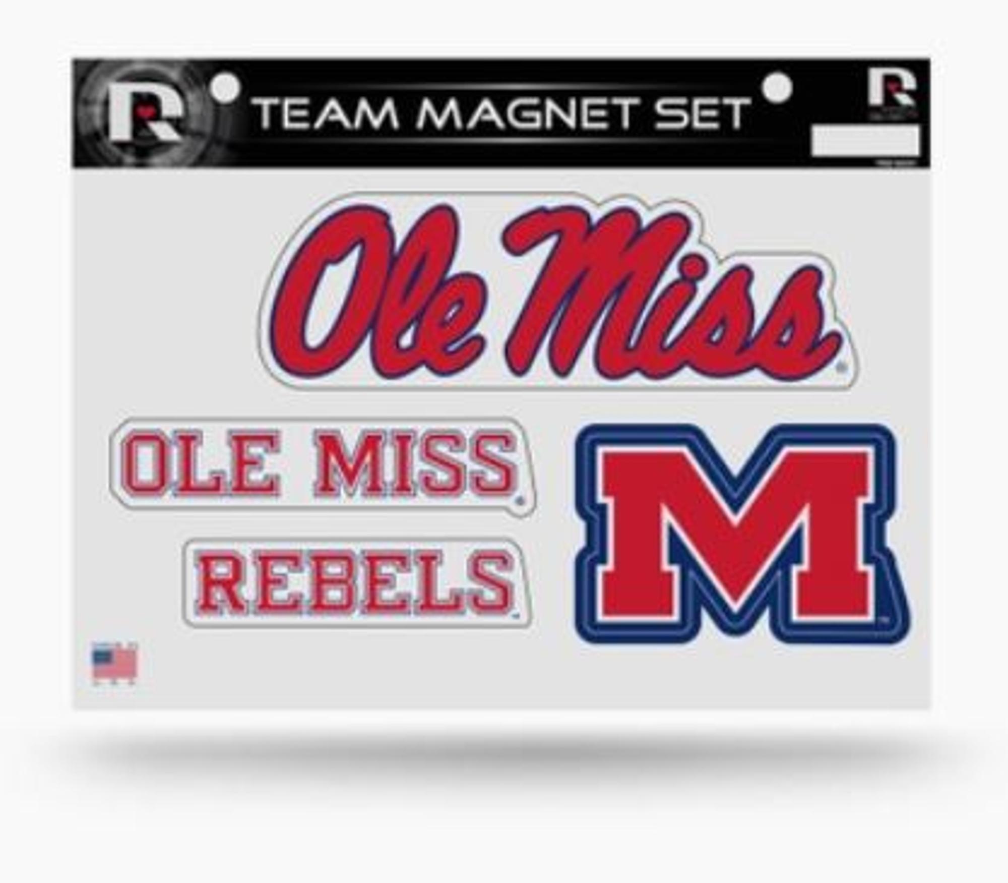 image of: Ole Miss Rebels Magnet Set