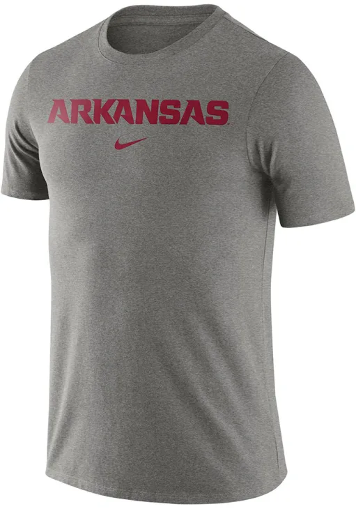 image of: Arkansas Razorbacks Nike Men's Essential Wordmark Short Sleeve Tee