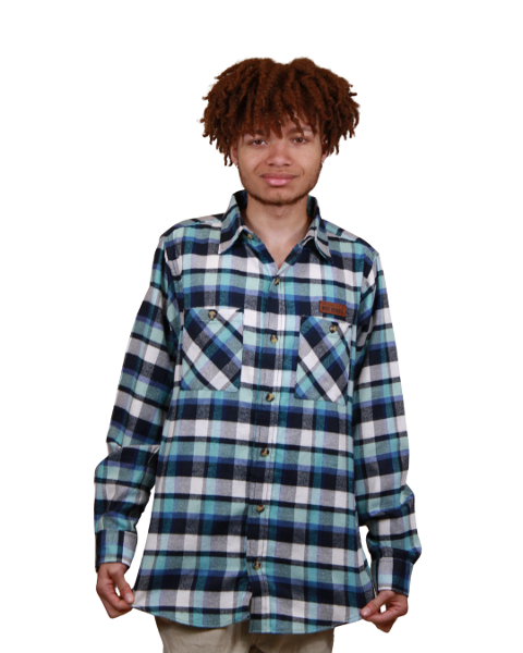 UNIV. WEST GA LEATHER PATCH AIDEN FLANNEL; $54.99