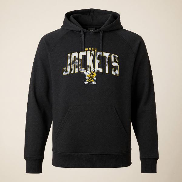 Hood - J.America - "WVSU JACKETS" BLK; $54.99