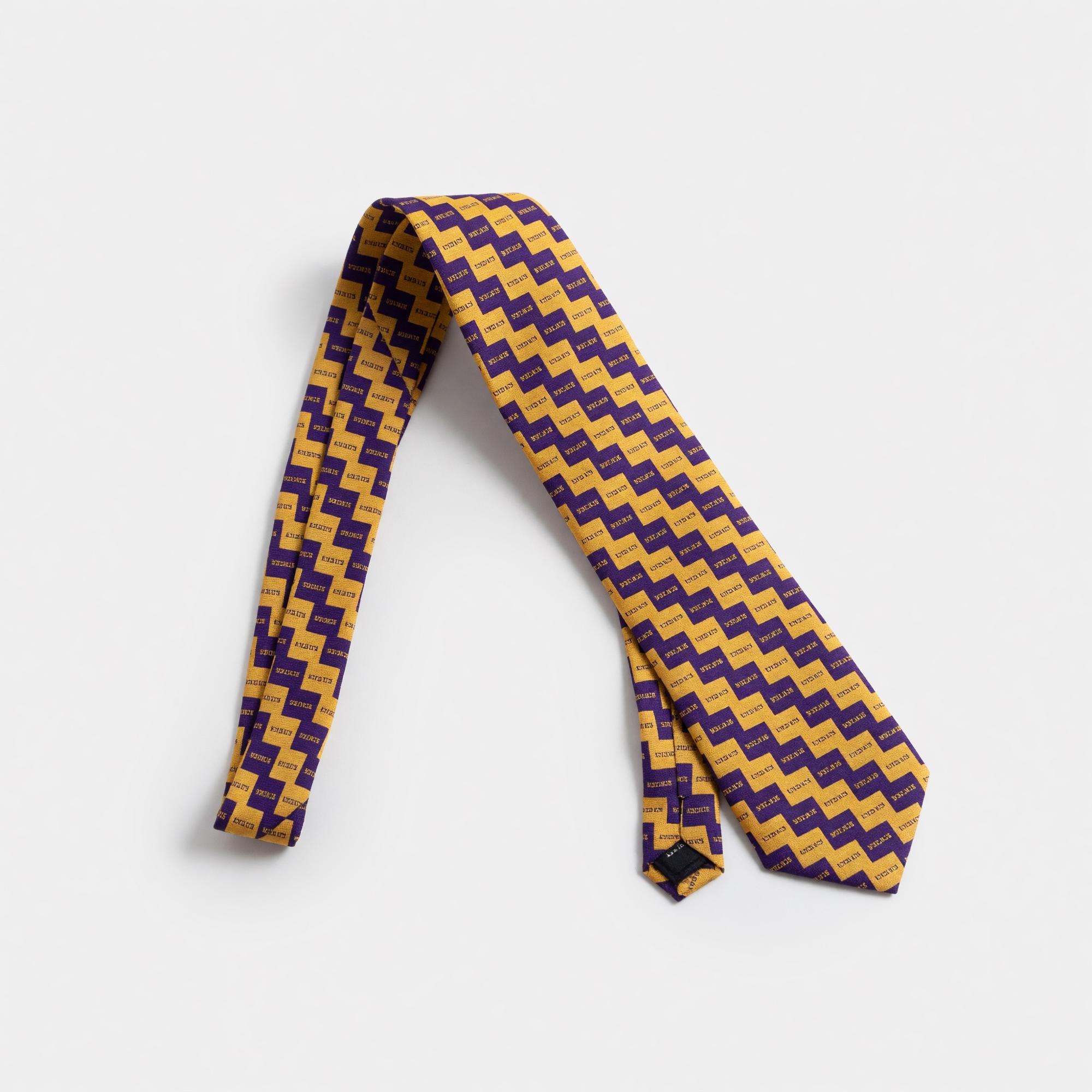Product image 1 of 1 for University of Wisconsin Stevens Point Purple Gold Neck Tie