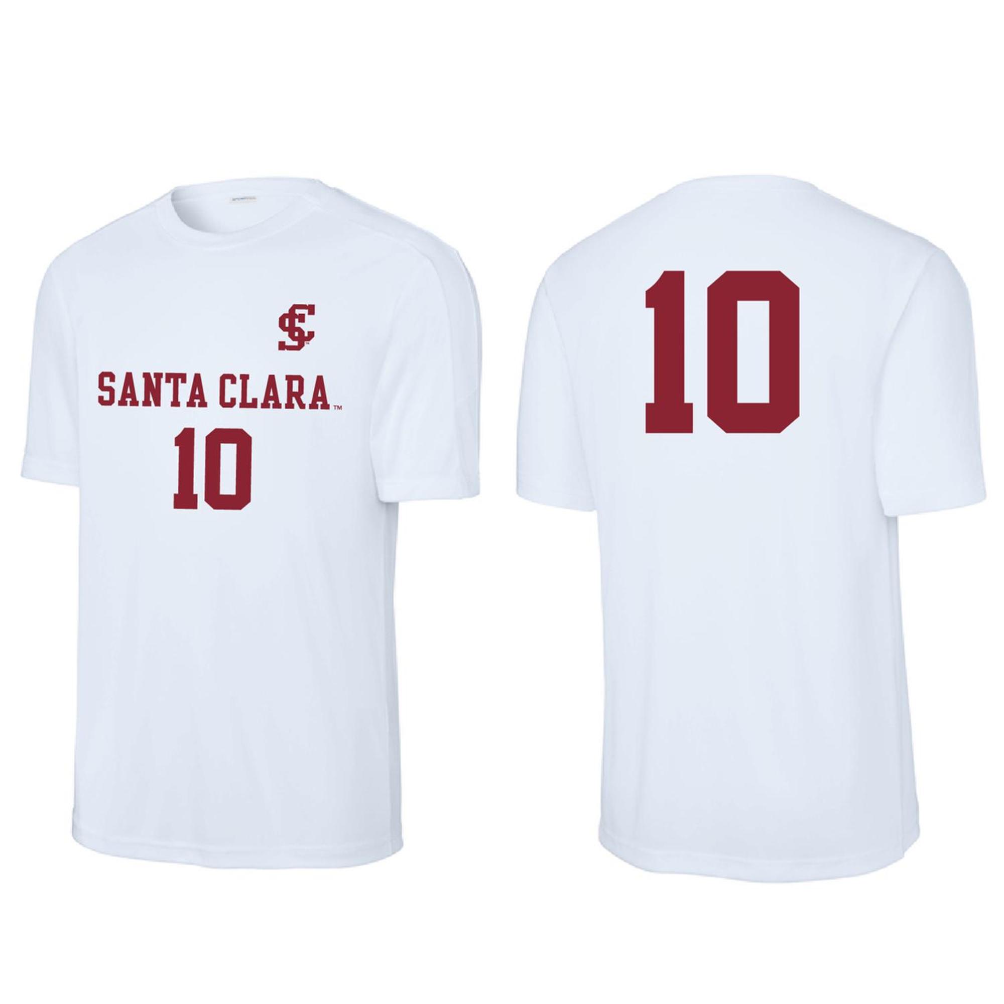 Product image 1 of 1 for Santa Clara Broncos Soccer Crew Jersey, White