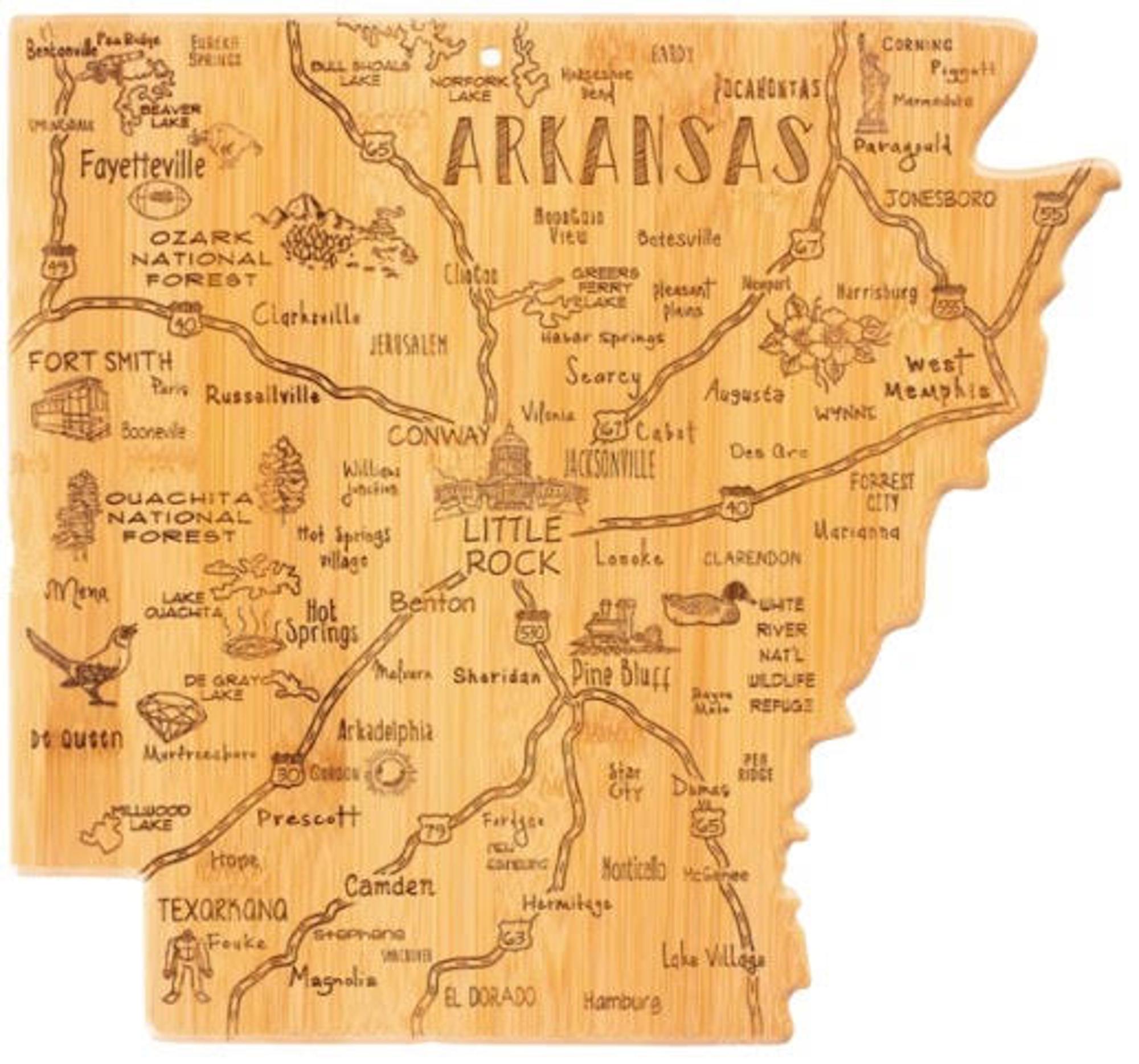 image of: Destination Arkansas State Charcuterie Board