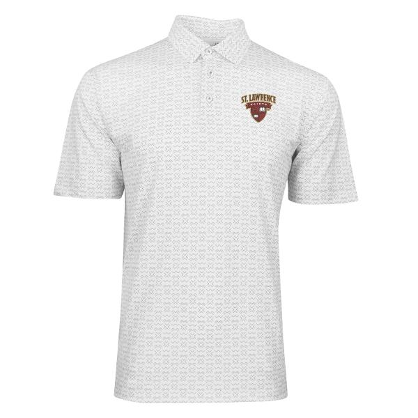 Vantage Gray Pattern Polo; $79.95