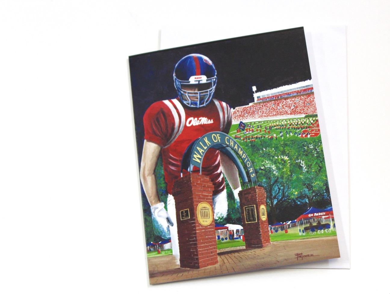 image of: Ole Miss Notecard - Spirit of Ole Miss