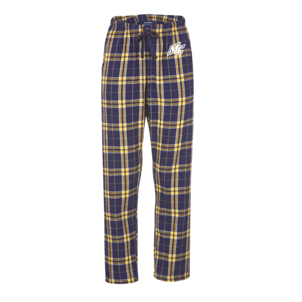 MC Navy and Gold Flannel Pants; $39.99
