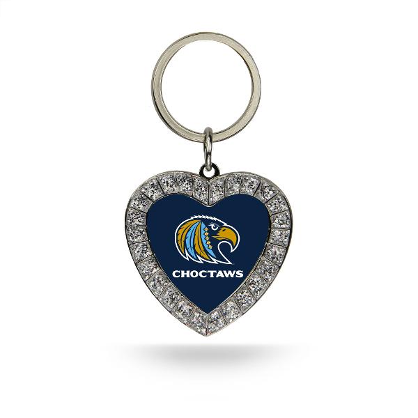 MC KEYCHAIN RHIINESTONE HEART; $10.99