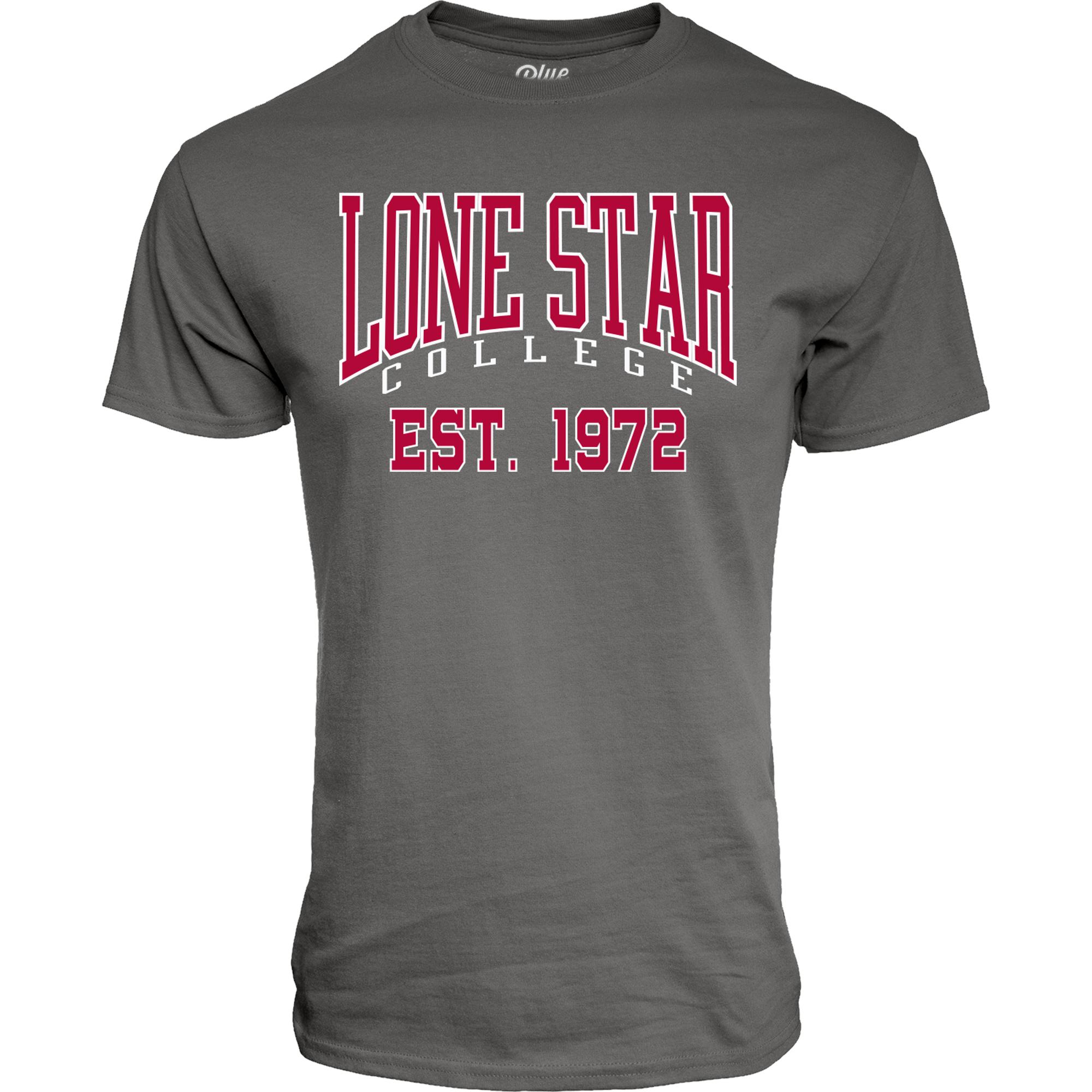 image of: Lone Star College Outline Short Sleeve Tee, Carbon