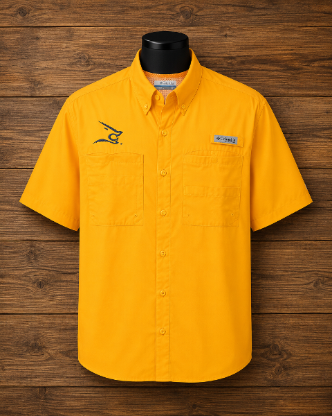 TAMUK COLUMBIA SS FISH SHIRT; $78.99