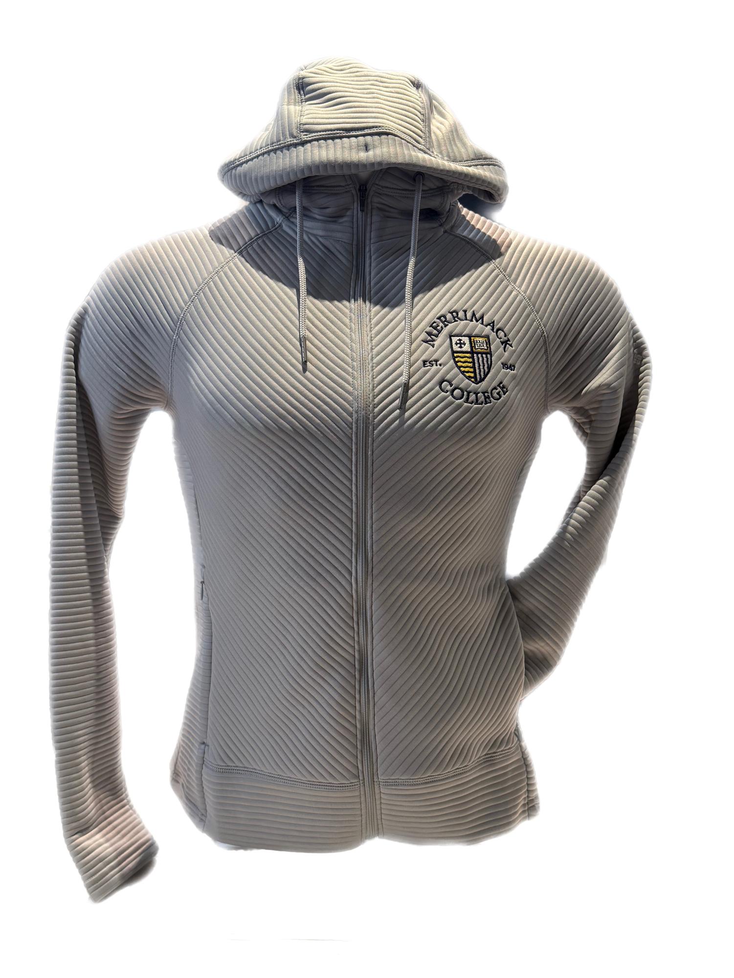 Women's Pack it Up Ribbed Full Zip Jacket Cool Grey