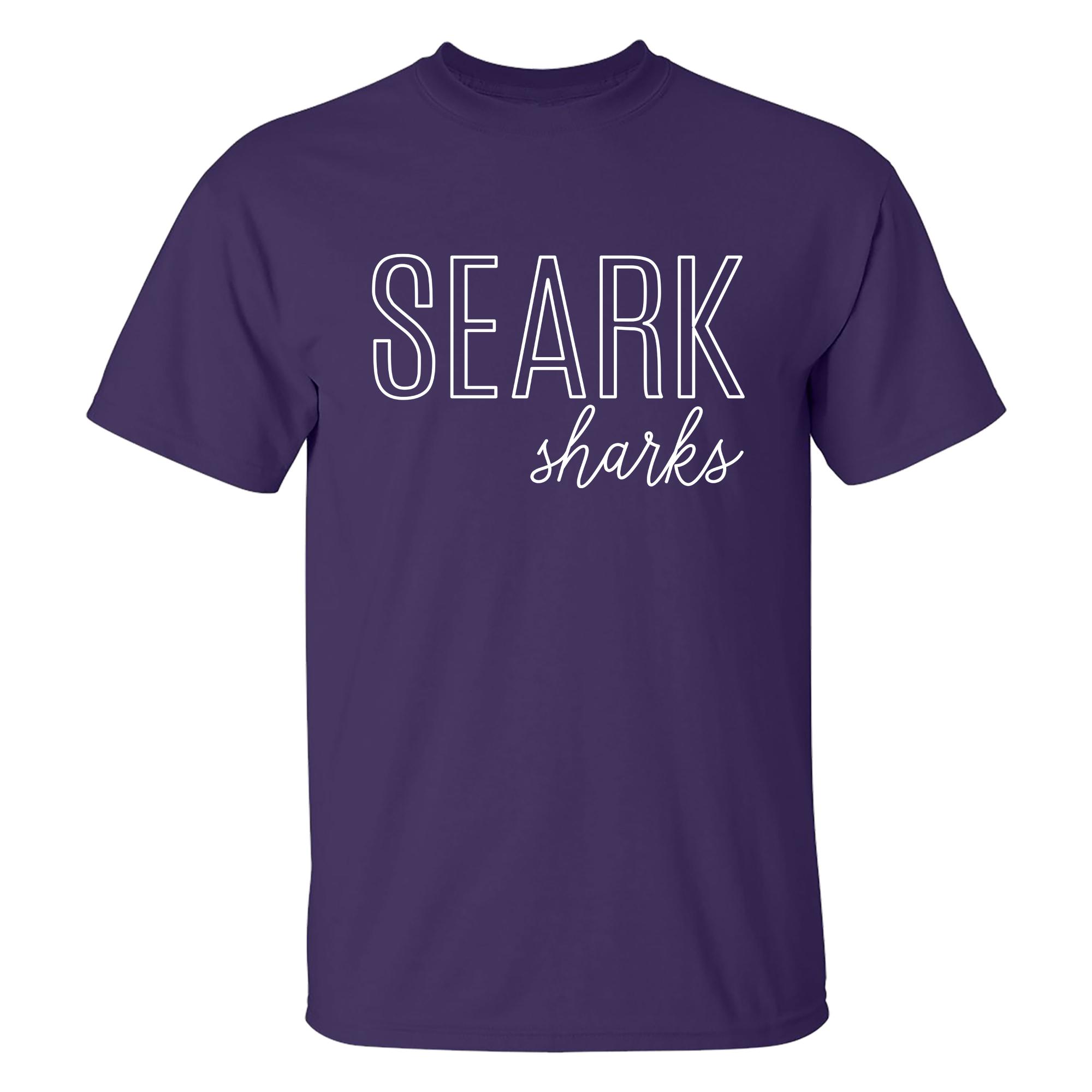 Product image 1 of 1 for Southeast Arkansas College Outline Short Sleeve Tee, Purple