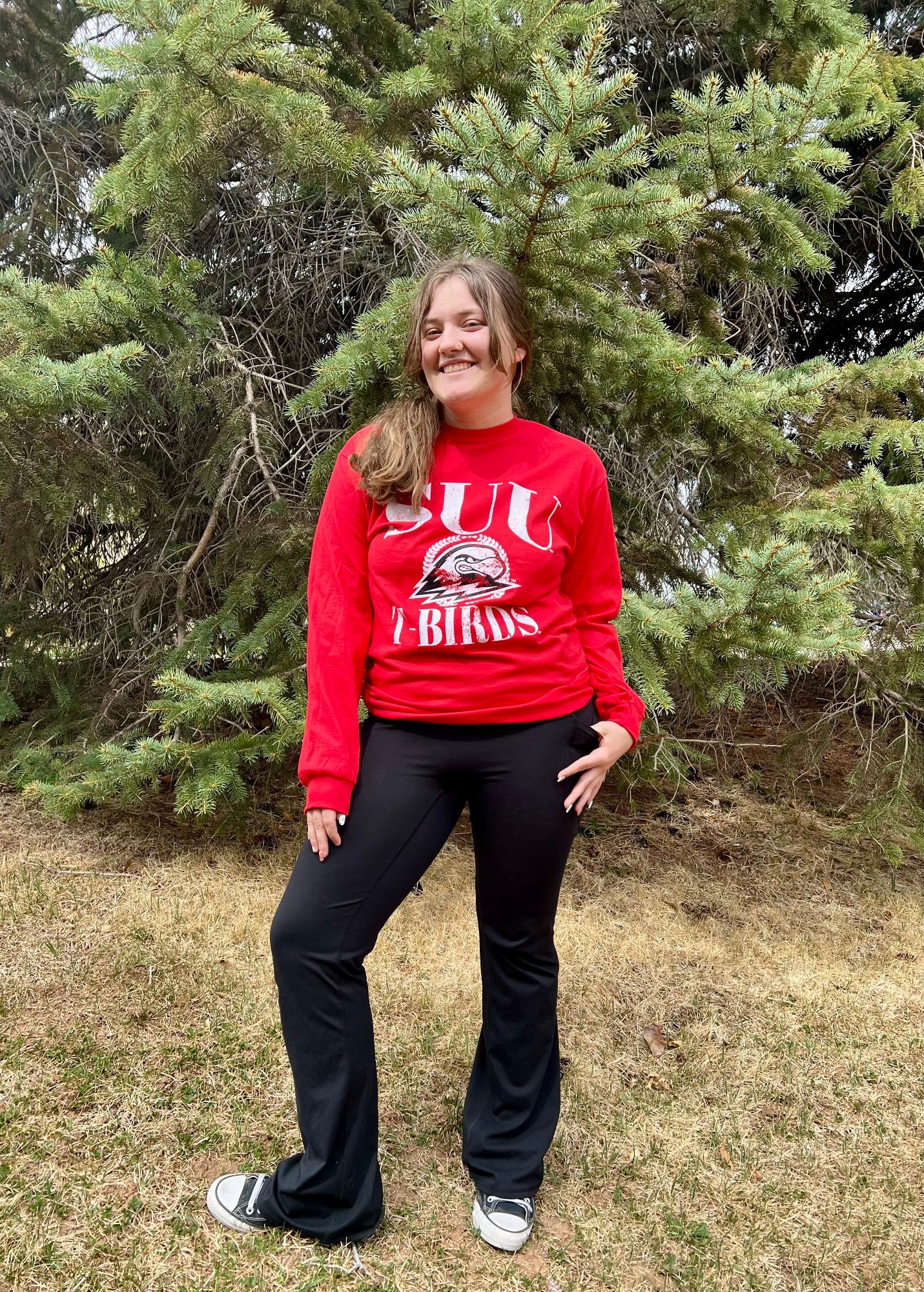 Product image 1 of 2 for MV SPORT RED TEE L/S SUU/THOR