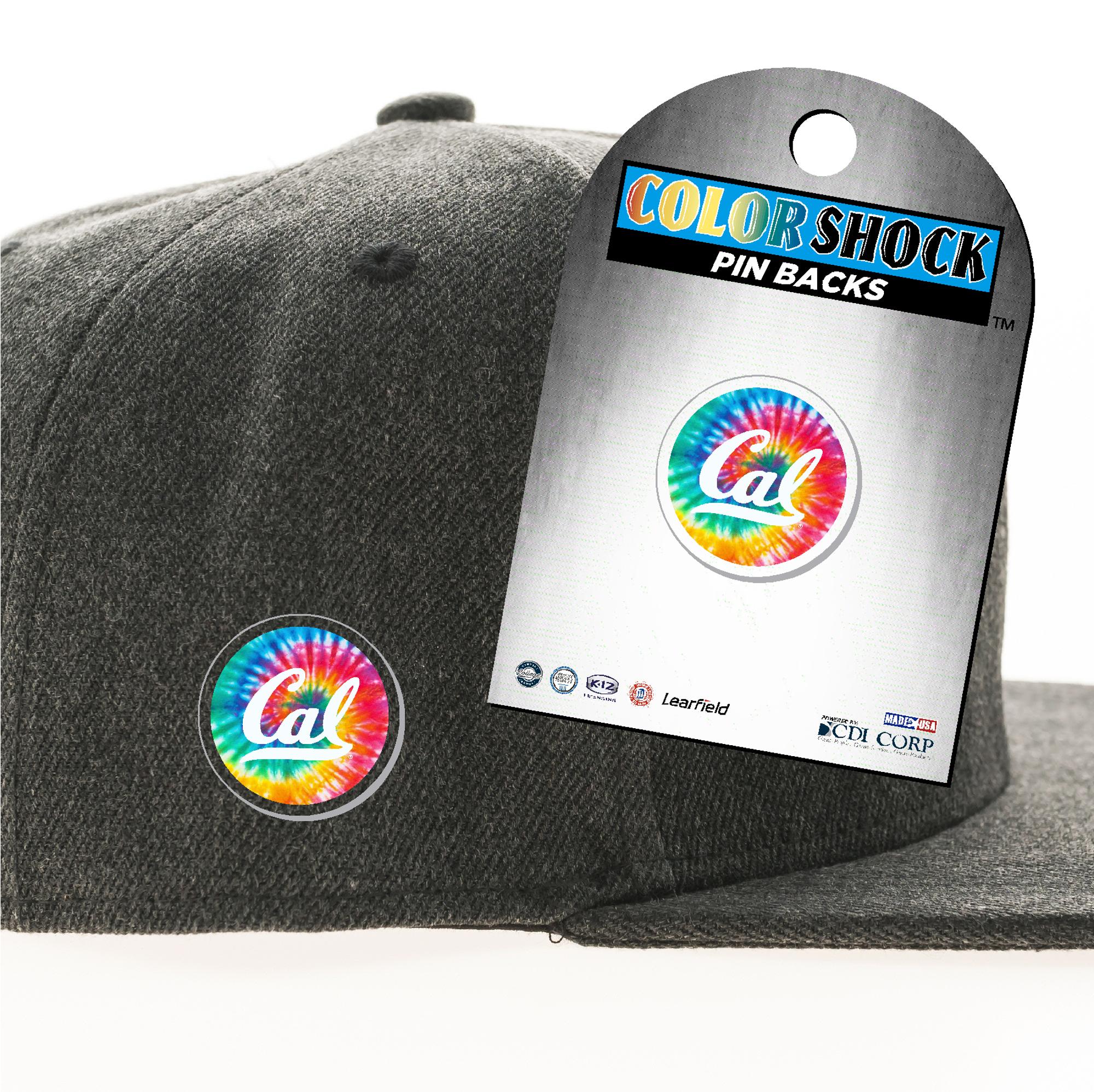 Product image 1 of 2 for Acrylic Pin 1" Tie Dye Cal