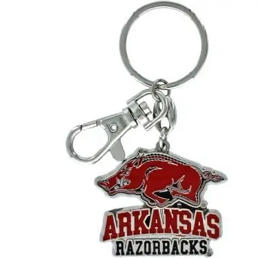 image of: Arkansas Razorbacks NCAA Heavyweight Keychain