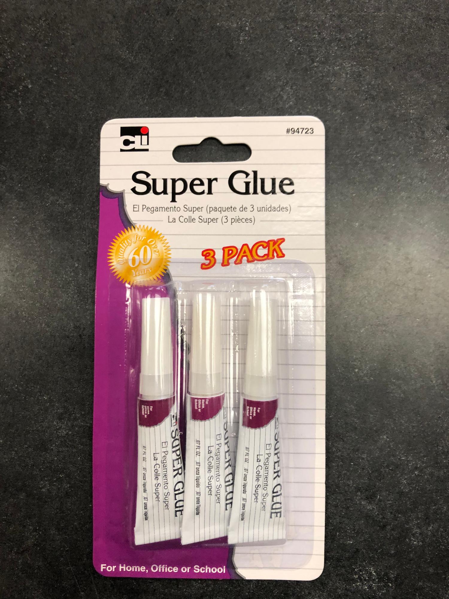image of: CL Super Glue .07oz 3 PK