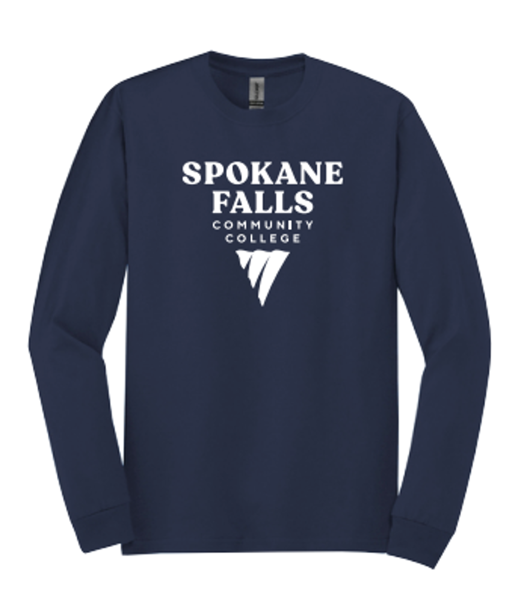 image of: SFCC LS TEE MANIFEST FALLS NVY