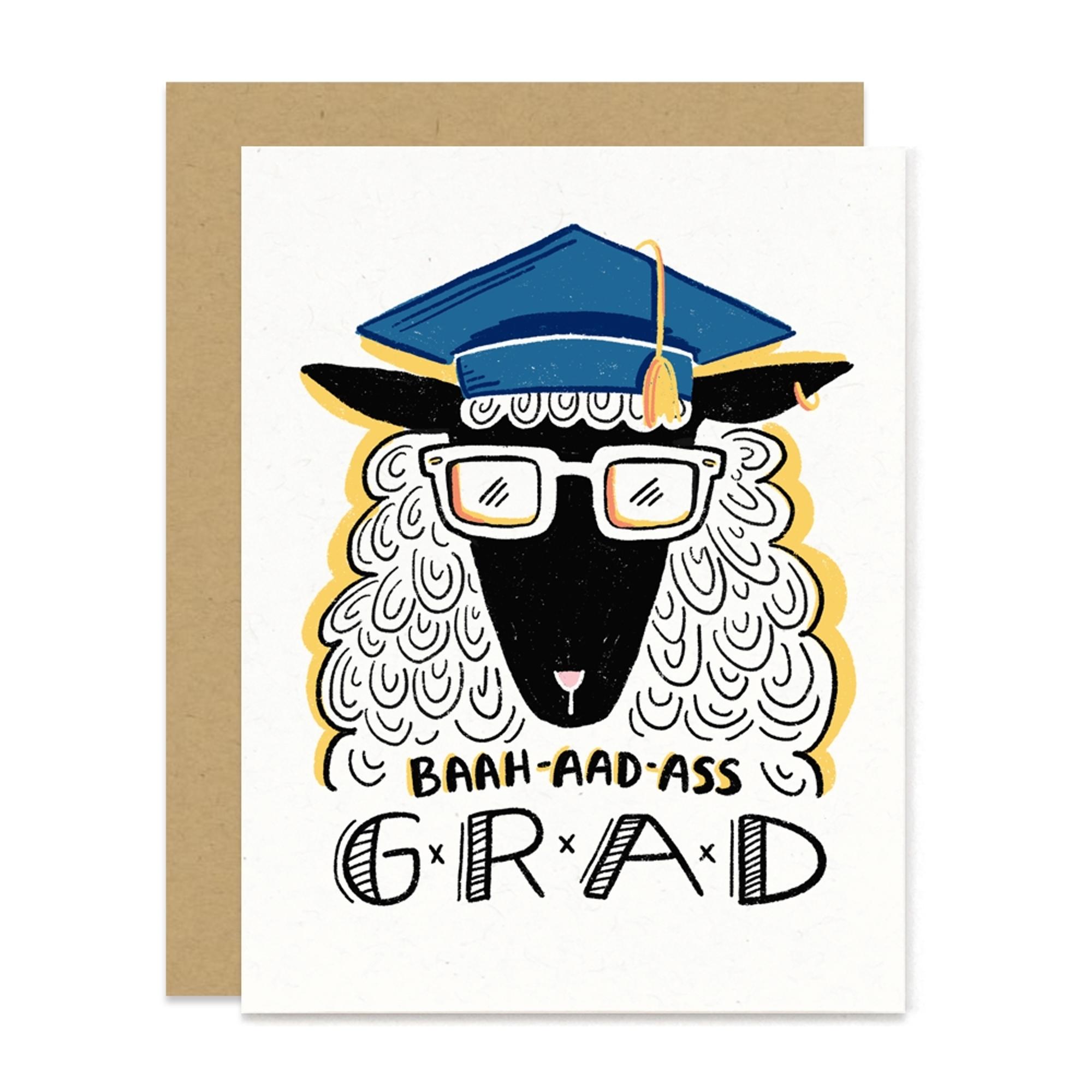 Product image 1 of 1 for Baah-aad Ass Grad Card