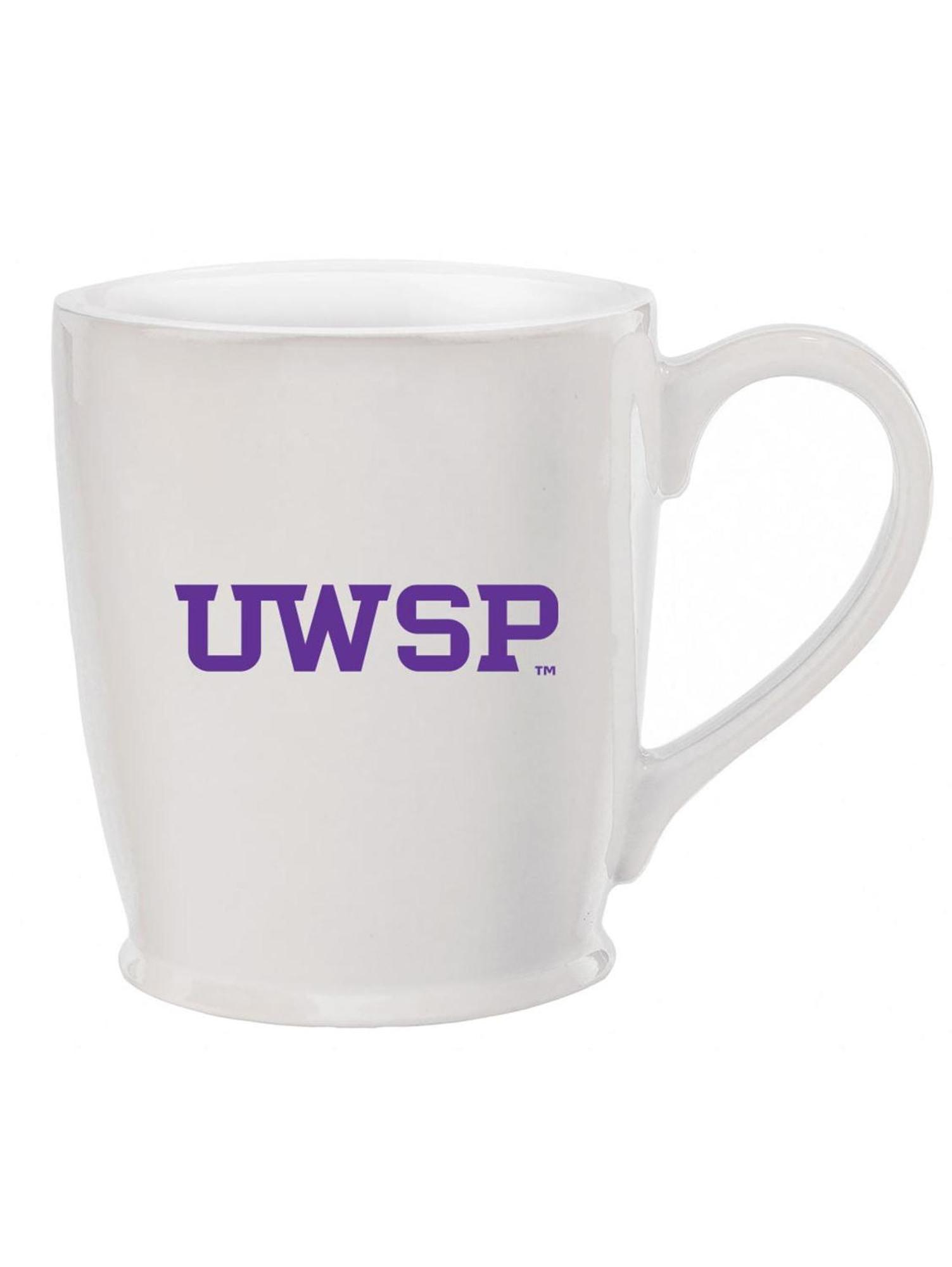 Product image 1 of 1 for UWSP Stylish Cafe Mug 16oz., White
