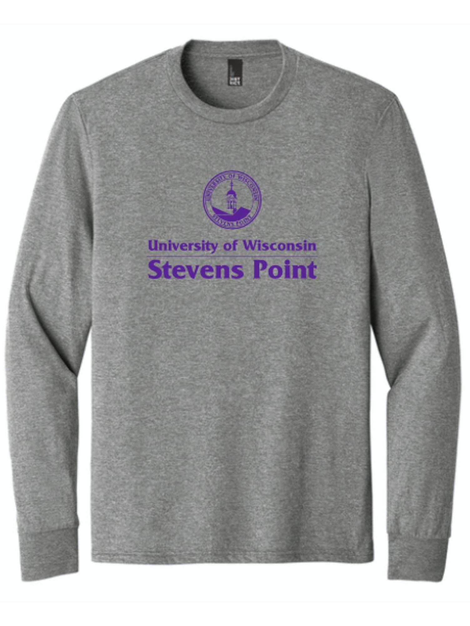 Product image 1 of 1 for UWSP Perfect Tri-Blend Long Sleeve T-Shirt, Gray Frost