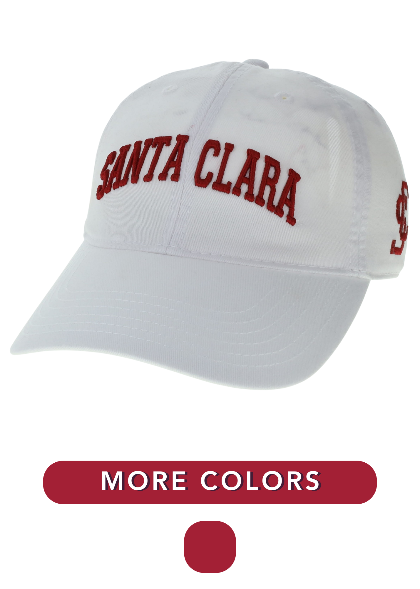 image of: Santa Clara Broncos Wordmark Relaxed Twill Hat