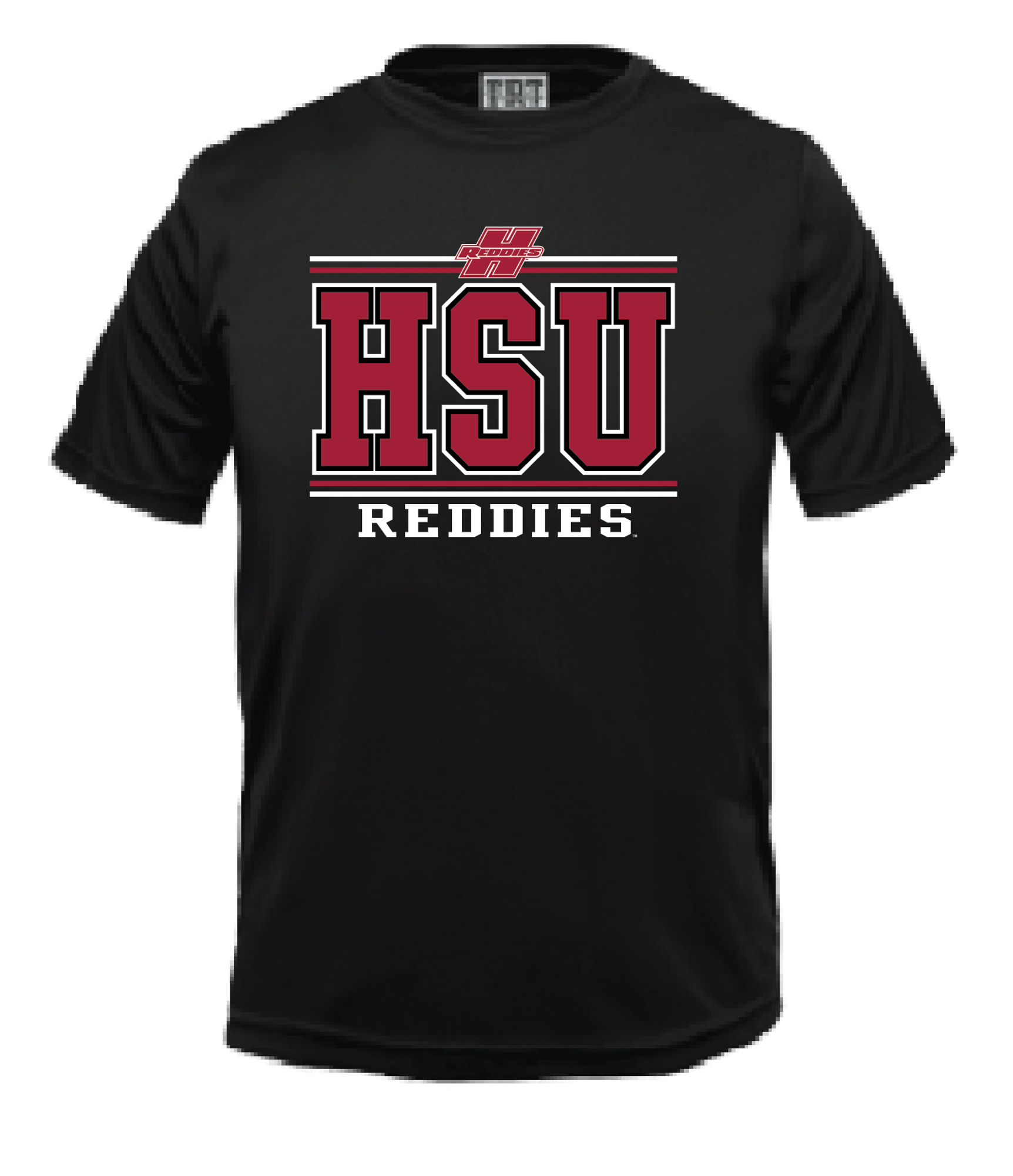 Product image 1 of 2 for HSU Reddies Youth Poly Short Sleeve Tee